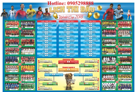 Lich Thi Dau World Cup 2018 - Lich Thi Dau Bong Da